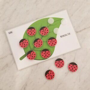 Lady Bug Reward Chart, Token Board, Chore Chart